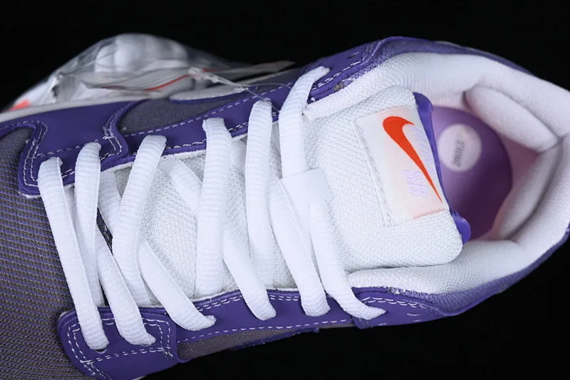 All categories Nk SB Dunk series Nk SB Dunk Low low-top sneakers Nk SB Dunk Low Prm secret purple color SB smashed backboard fashion casual sneakers DA9658-500